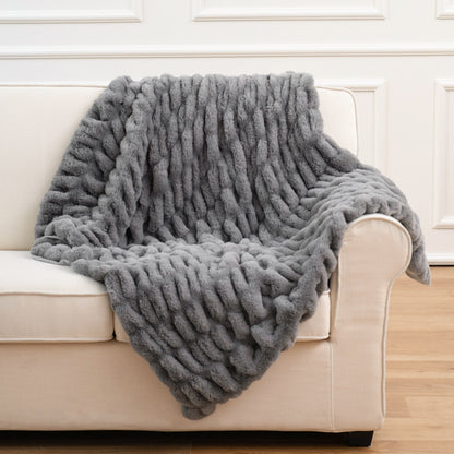 Faux Fur Throw