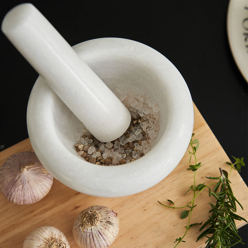 Marble Mortar And Pestle