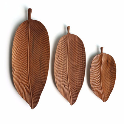 Wooden Leaf Tray