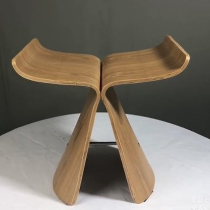 Curved Solid Wood Table