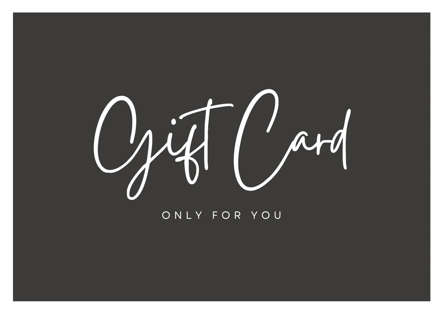 Personal Gift Card