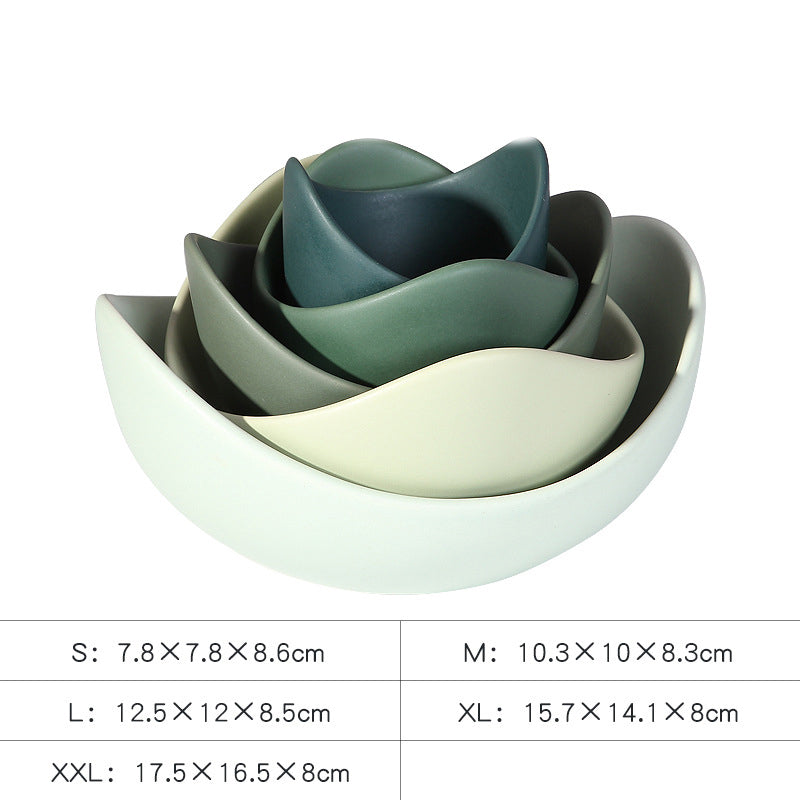 Ceramic Lotus Bowls