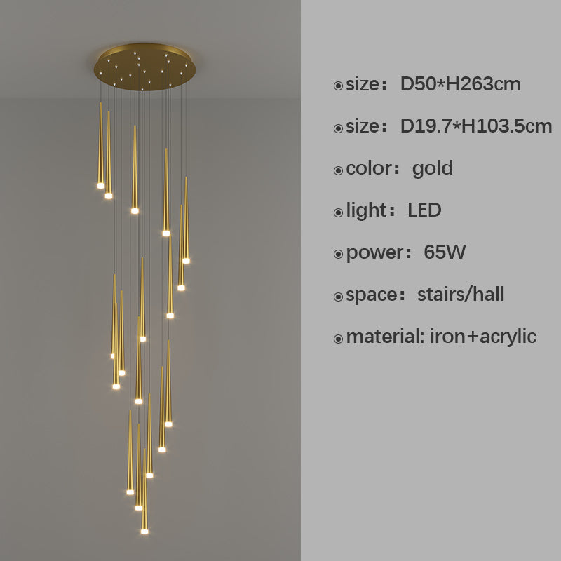 Dropped Pendant Chandelier