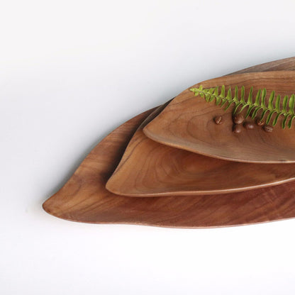 Wooden Leaf Tray