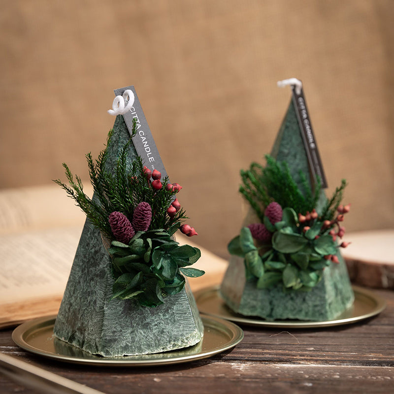 Christmas Tree Candle Set