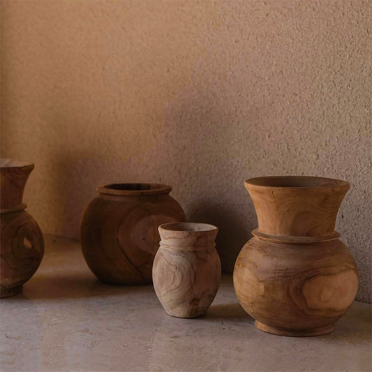 Wooden Vase Collection