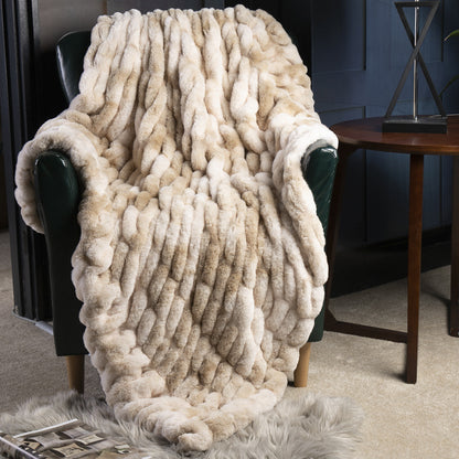 Faux Fur Throw