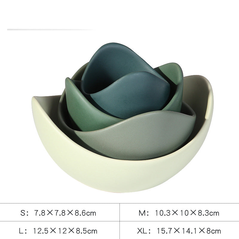 Ceramic Lotus Bowls