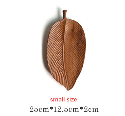 Wooden Leaf Tray