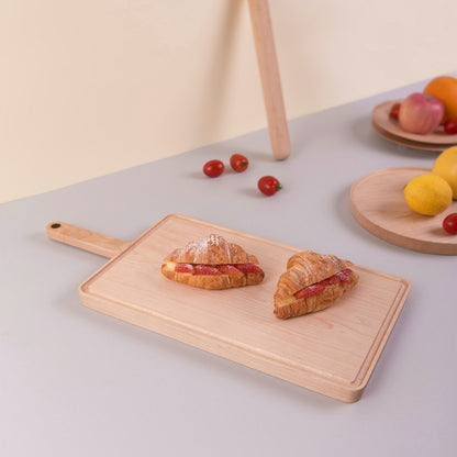 Wooden Chopping Board Bread Board Kitchen Chopping Board With Groove Does Not Overflow Juice