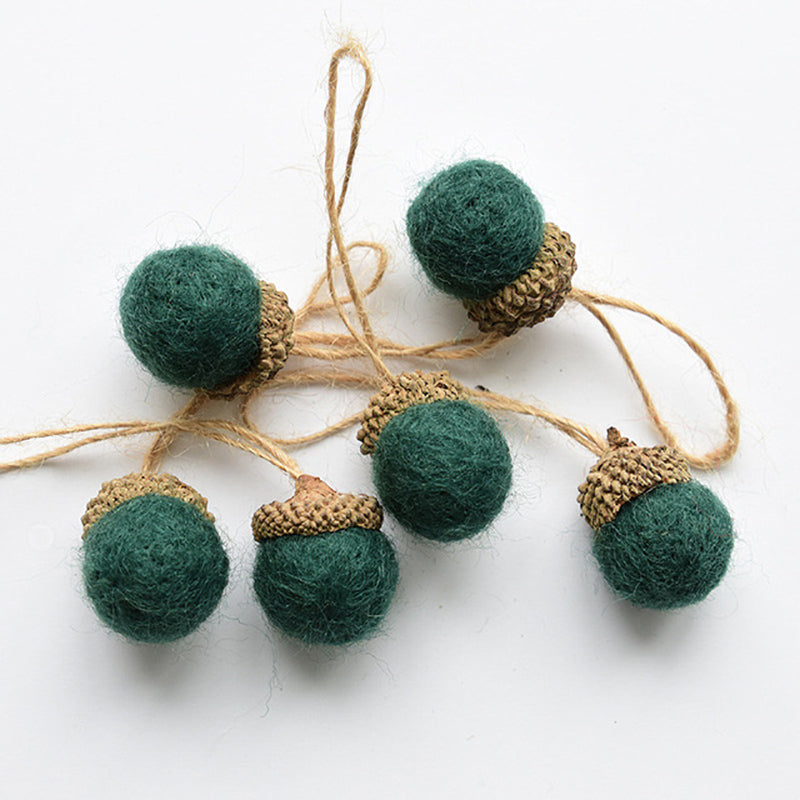 Wool Acorn Ornament