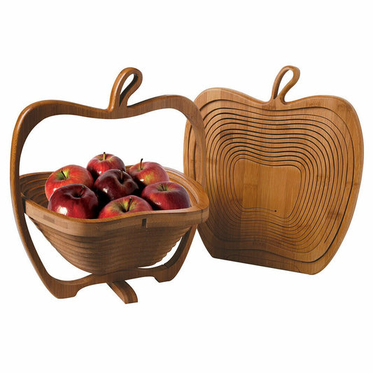 Folding Wood Basket