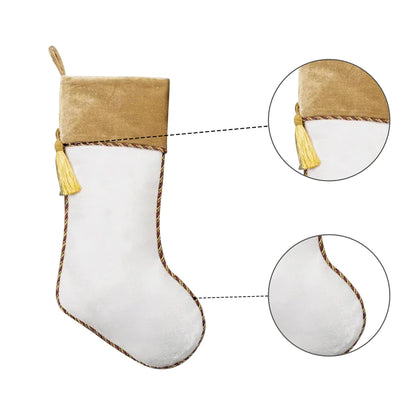 Gold And White Stocking