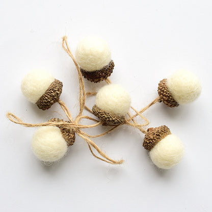 Wool Acorn Ornament