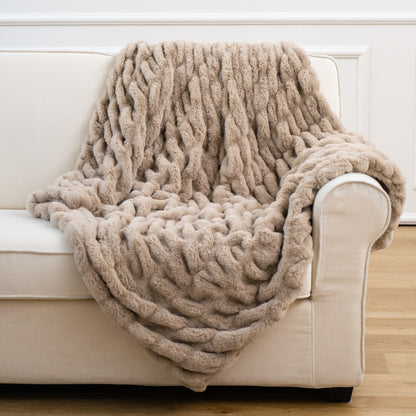 Faux Fur Throw