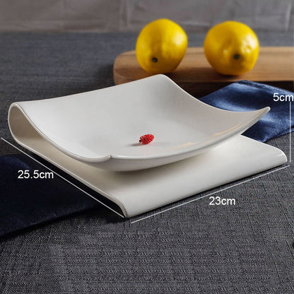 Folding Ceramic Plate